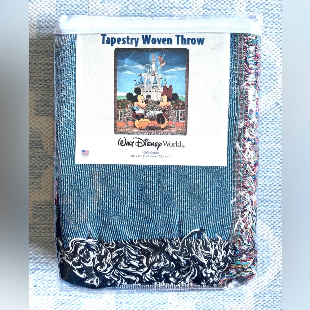 Disney Mickey and Minnie Vintage Cotton Tapestry